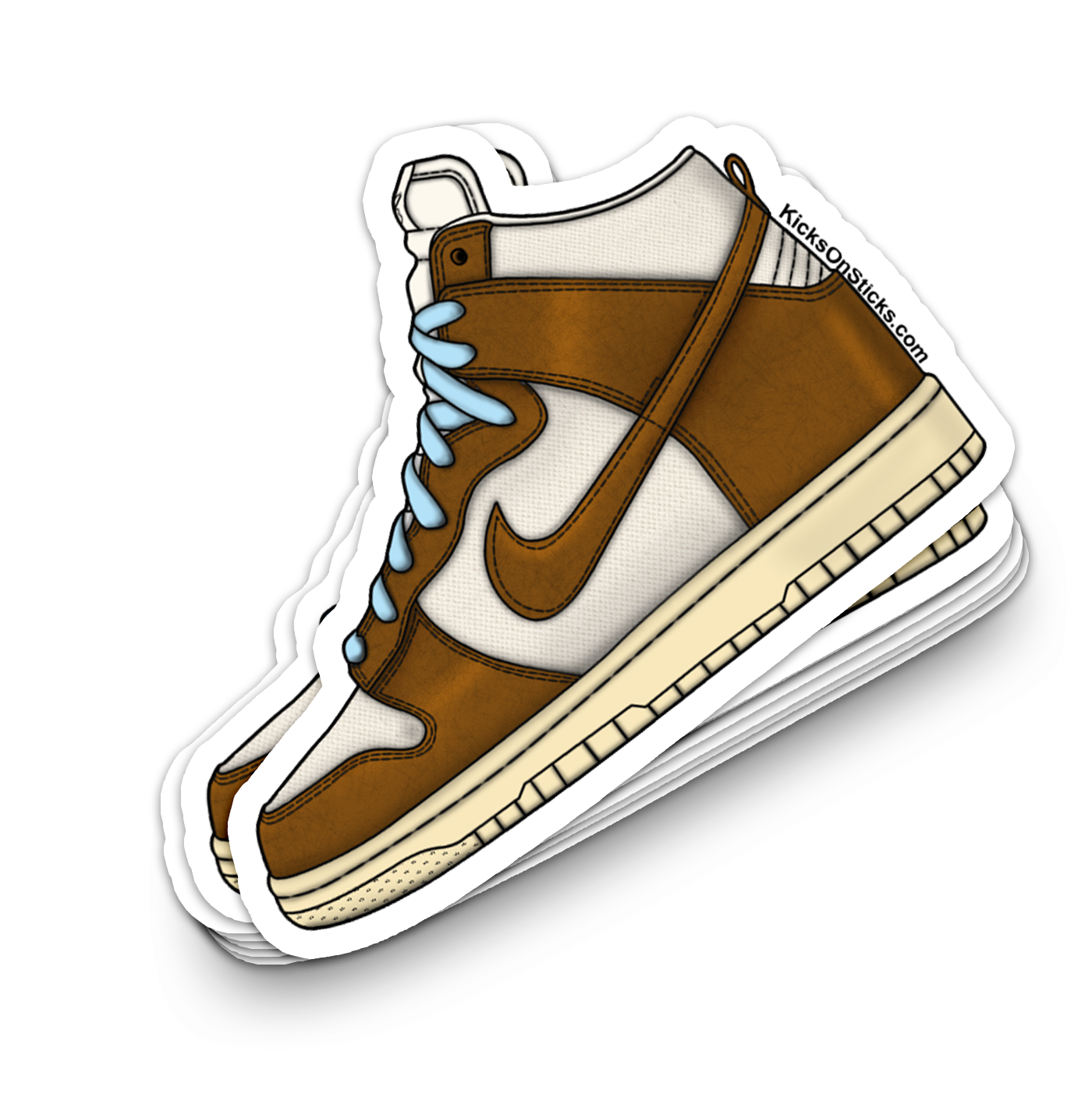 Dunk High "Certified Fresh Pecan" Sneaker Sticker