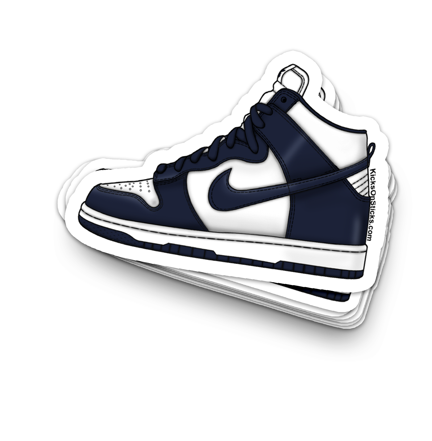 Dunk High "Championship Navy" Sneaker Sticker