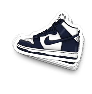 Dunk High "Championship Navy" Sneaker Sticker