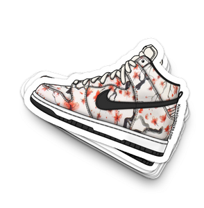 SB Dunk High "Cherry Blossom" Sneaker Sticker