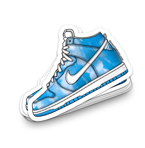 SB Dunk High "Clouds" Sneaker Sticker