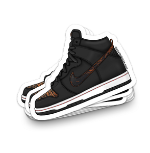 SB Dunk High "Distressed Leather" Sneaker Sticker