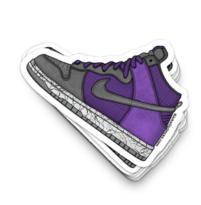 Dunk High "Earthquake Purple" Sneaker Sticker