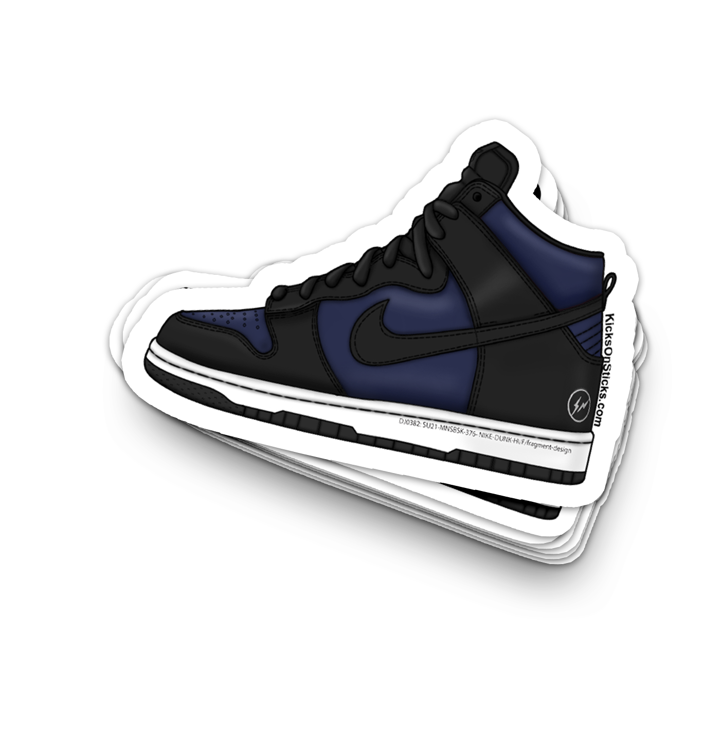 Dunk High "Fragment Tokyo" Sneaker Sticker