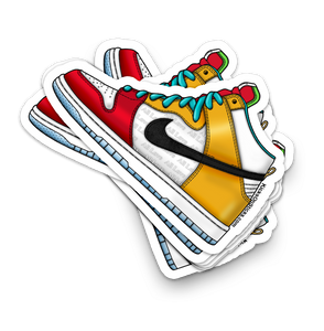 SB Dunk High "Fro Skate" Sneaker Sticker