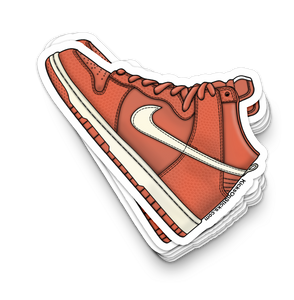 Dunk High "Hoops Orange" Sneaker Sticker