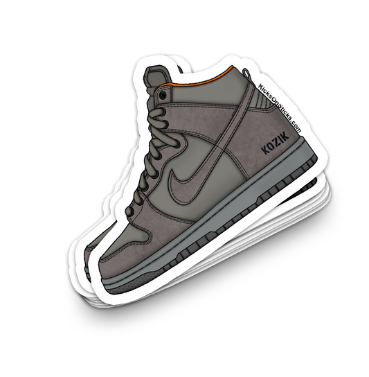 SB Dunk High "Kozik" Sneaker Sticker