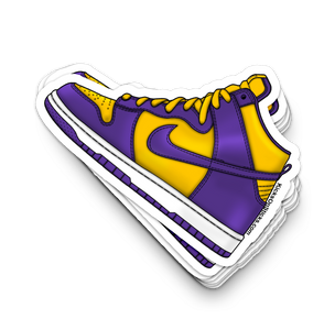 Dunk High "Lakers 2022" Sneaker Sticker