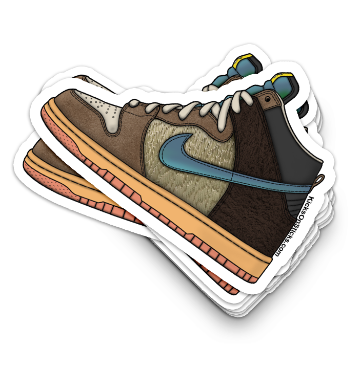 SB Dunk High "Mallard" Sneaker Sticker