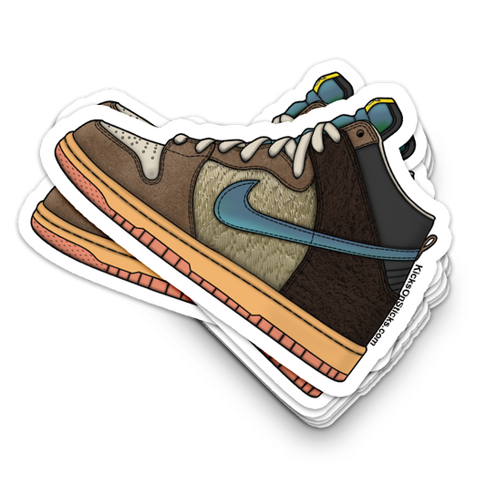 SB Dunk High "Mallard" Sneaker Sticker