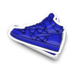 Dunk High "Olympic Blue Quilted" Sneaker Sticker