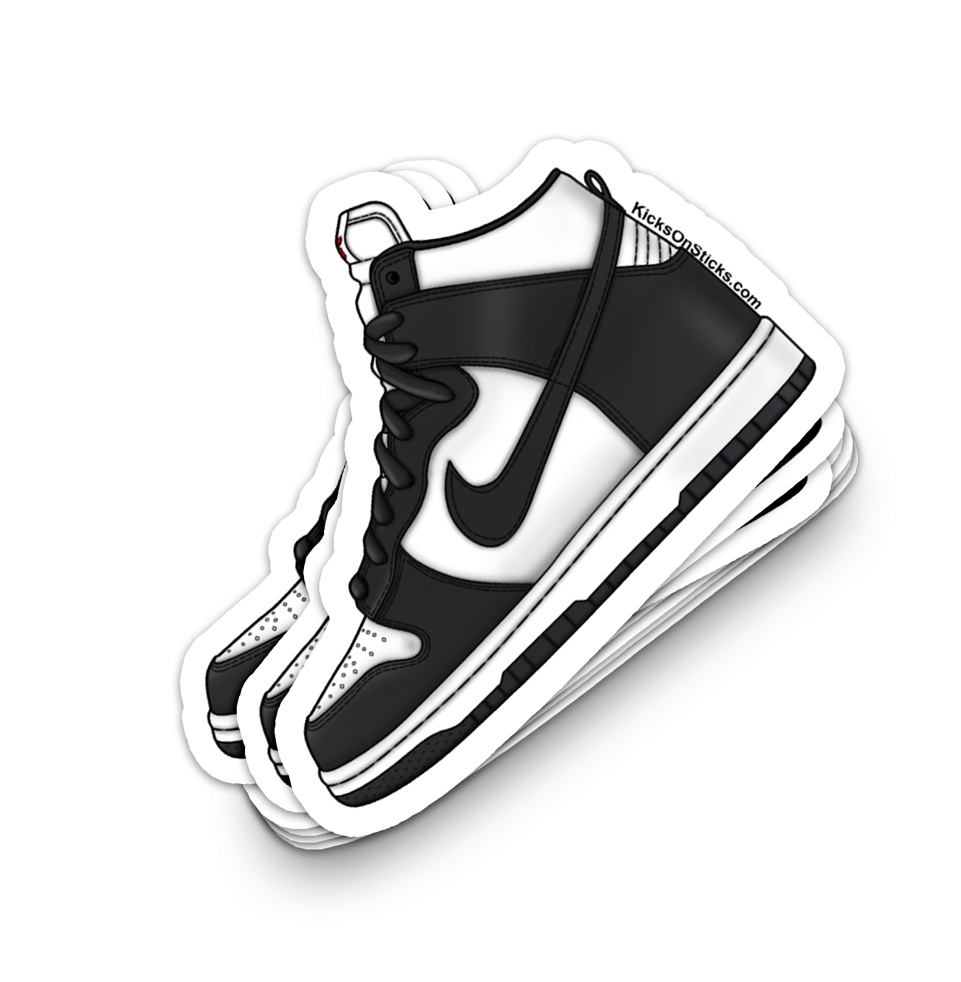 Dunk High "Panda" Sneaker Sticker