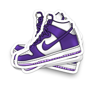 Dunk High "Varsity Purple" Sneaker Sticker
