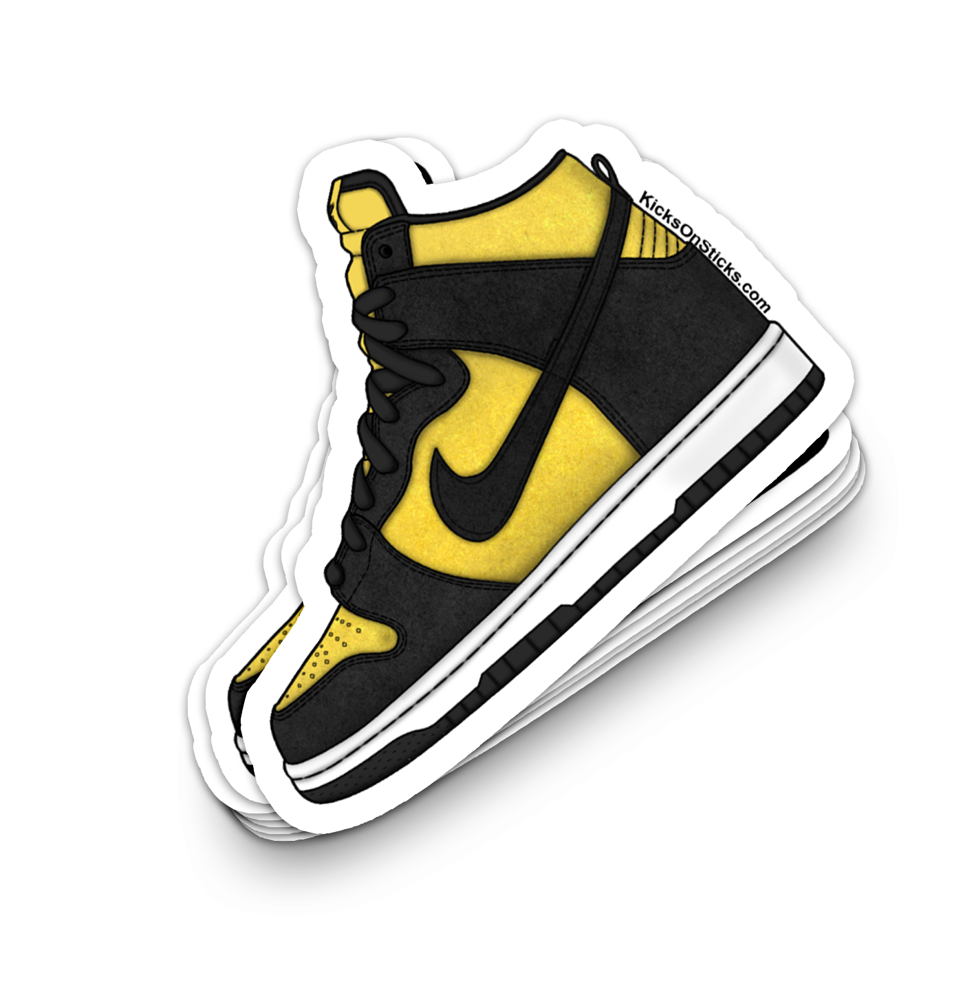 SB Dunk High "Reverse Goldenrod" Sneaker Sticker