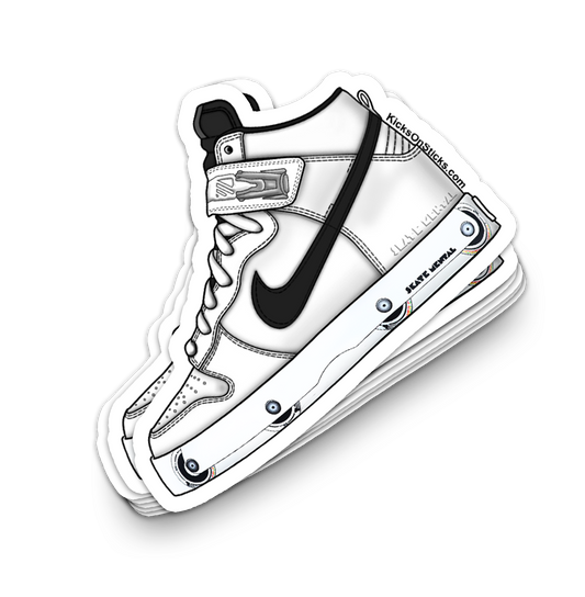 SB Dunk High "Skate Mental Blades Roller Derby" Sneaker Sticker