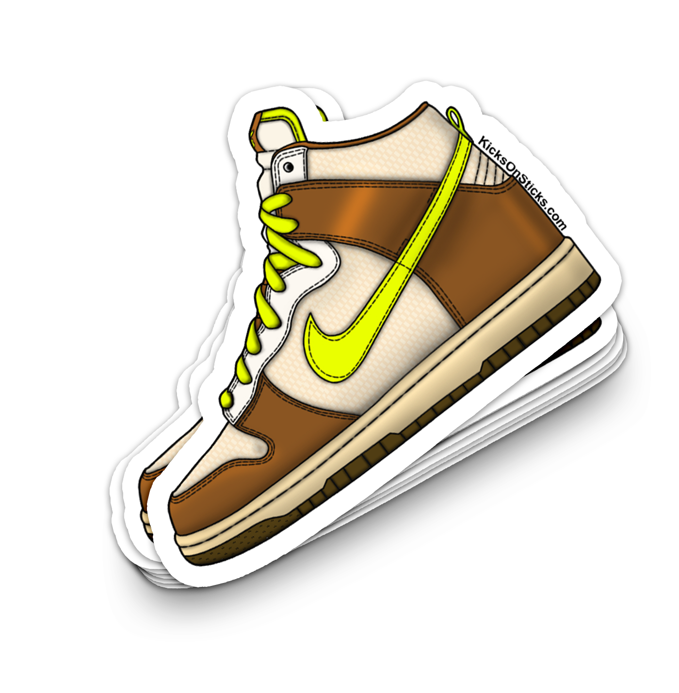 Dunk High "Shrek 07" Sneaker Sticker