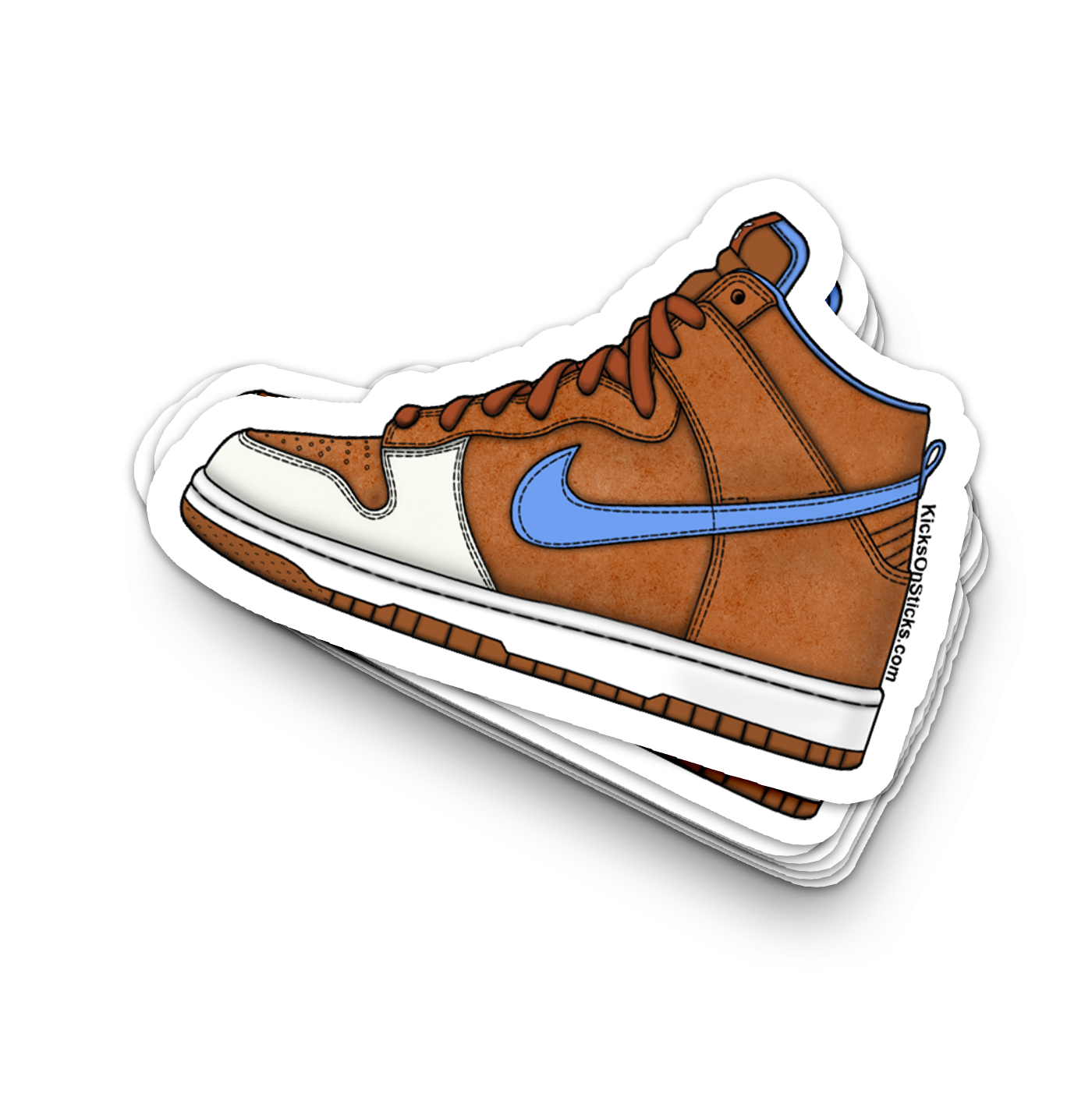 SB Dunk High "Skate Mental" Sneaker Sticker