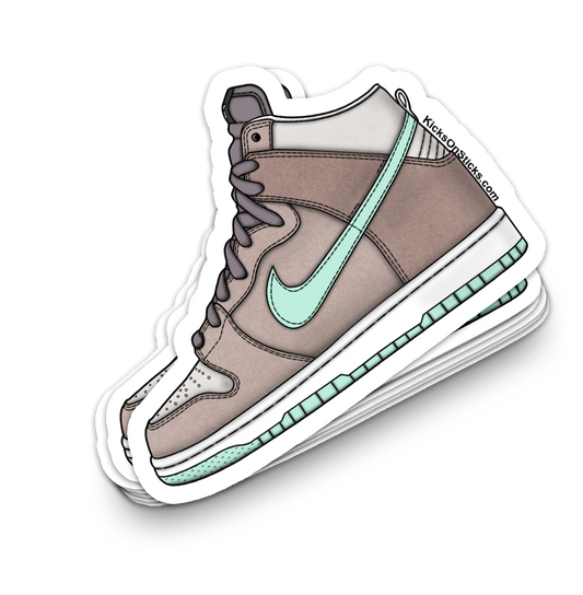 SB Dunk High "Soft Grey" Sneaker Sticker