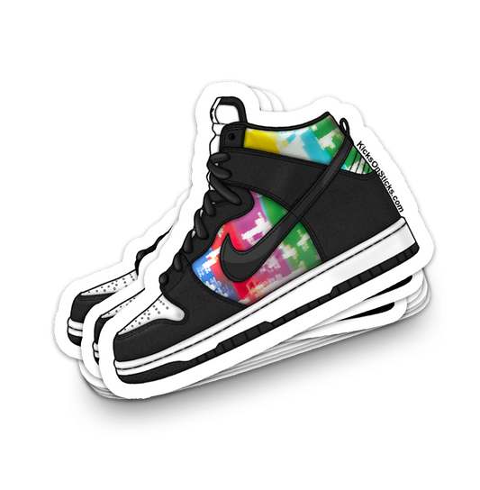 SB Dunk High "TV Signal" Sneaker Sticker