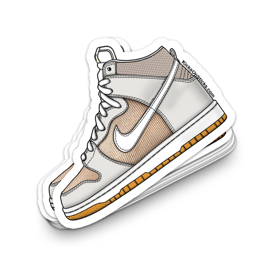 SB Dunk High "Unbleached" Sneaker Sticker