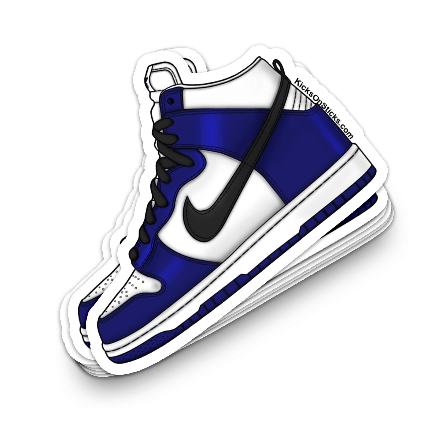 Dunk High "Royal White" Sneaker Sticker