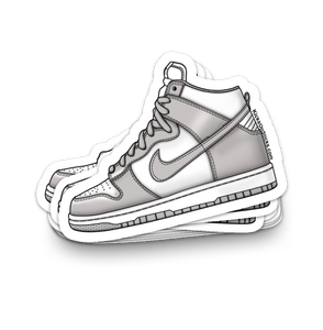 Dunk High "White Vast Grey" Sneaker Sticker