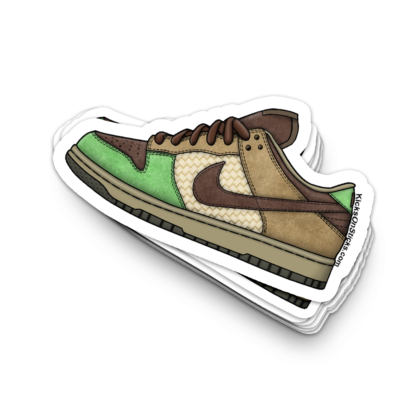 Dunk Low "Aloha KicksHawaii" Sneaker Sticker