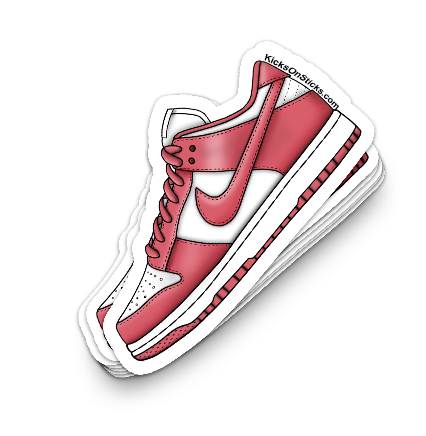 Dunk Low "Archeo Pink" Sneaker Sticker