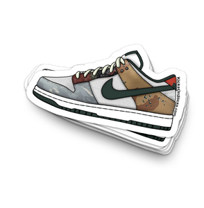 Dunk Low "Camo Multi" Sneaker Sticker