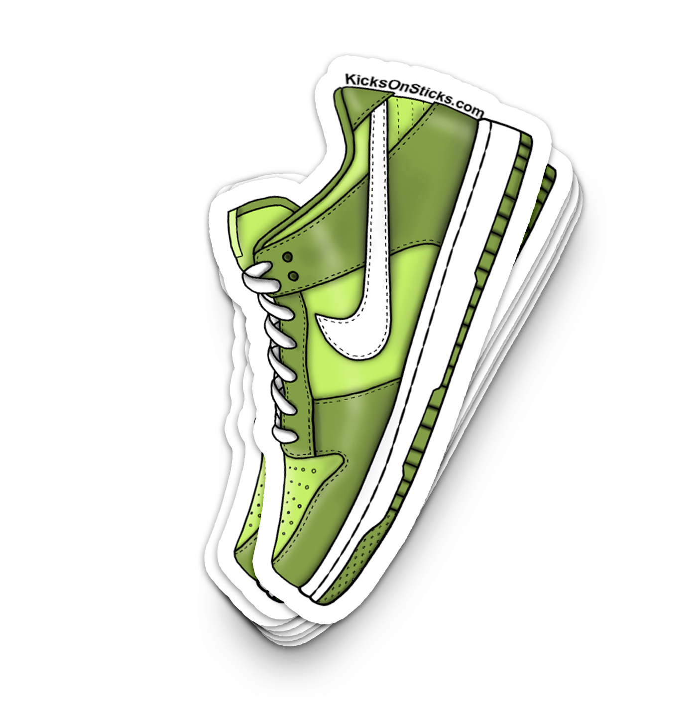 Dunk Low "Chlorophyll" Sneaker Sticker