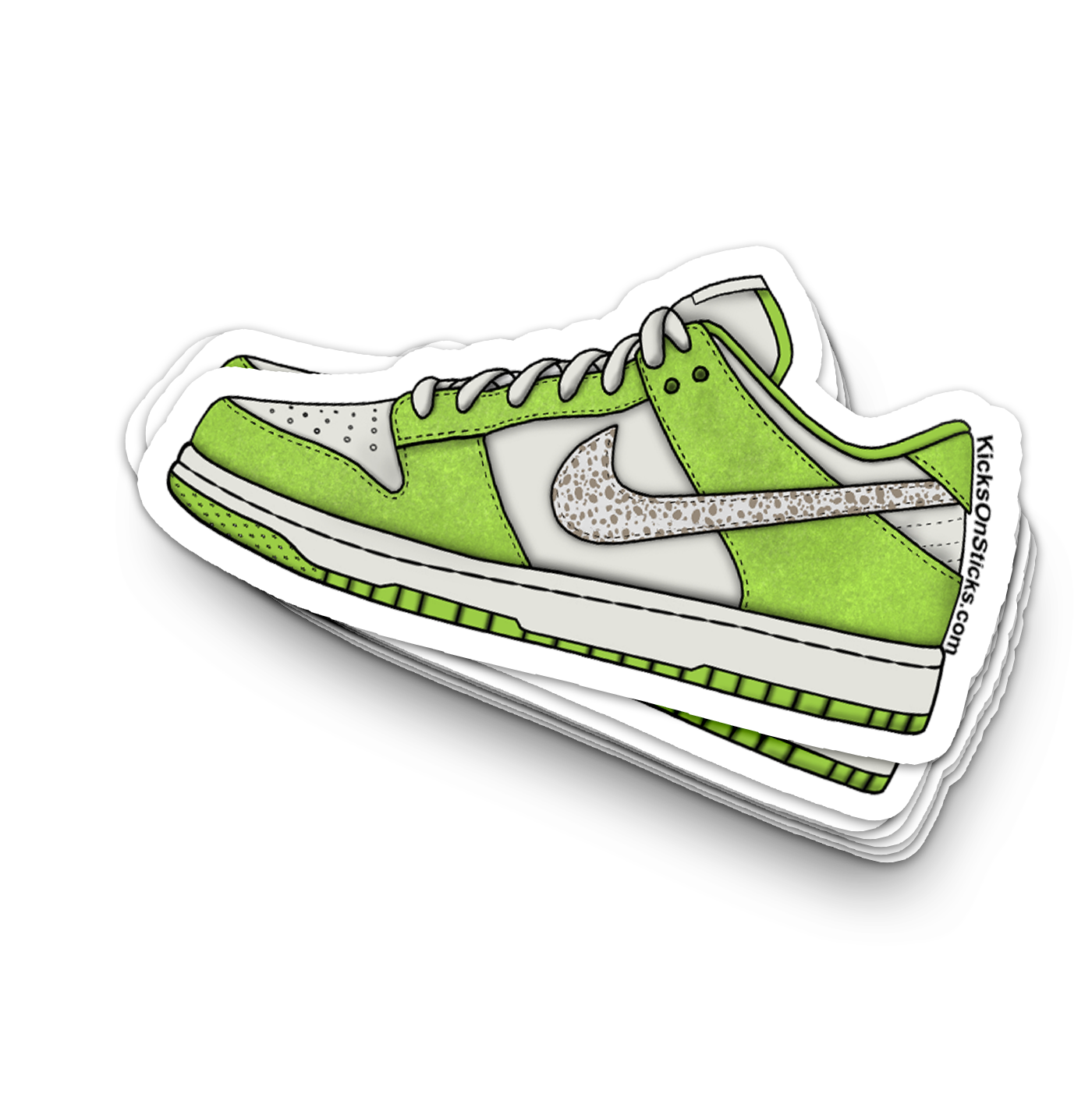 Dunk Low "Chlorophyll Safari" Sneaker Sticker