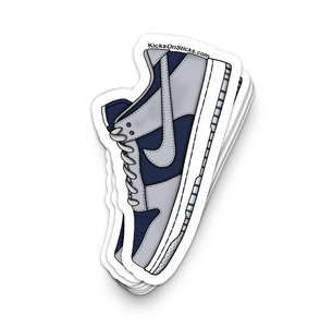Dunk Low "College Navy Grey" Sneaker Sticker