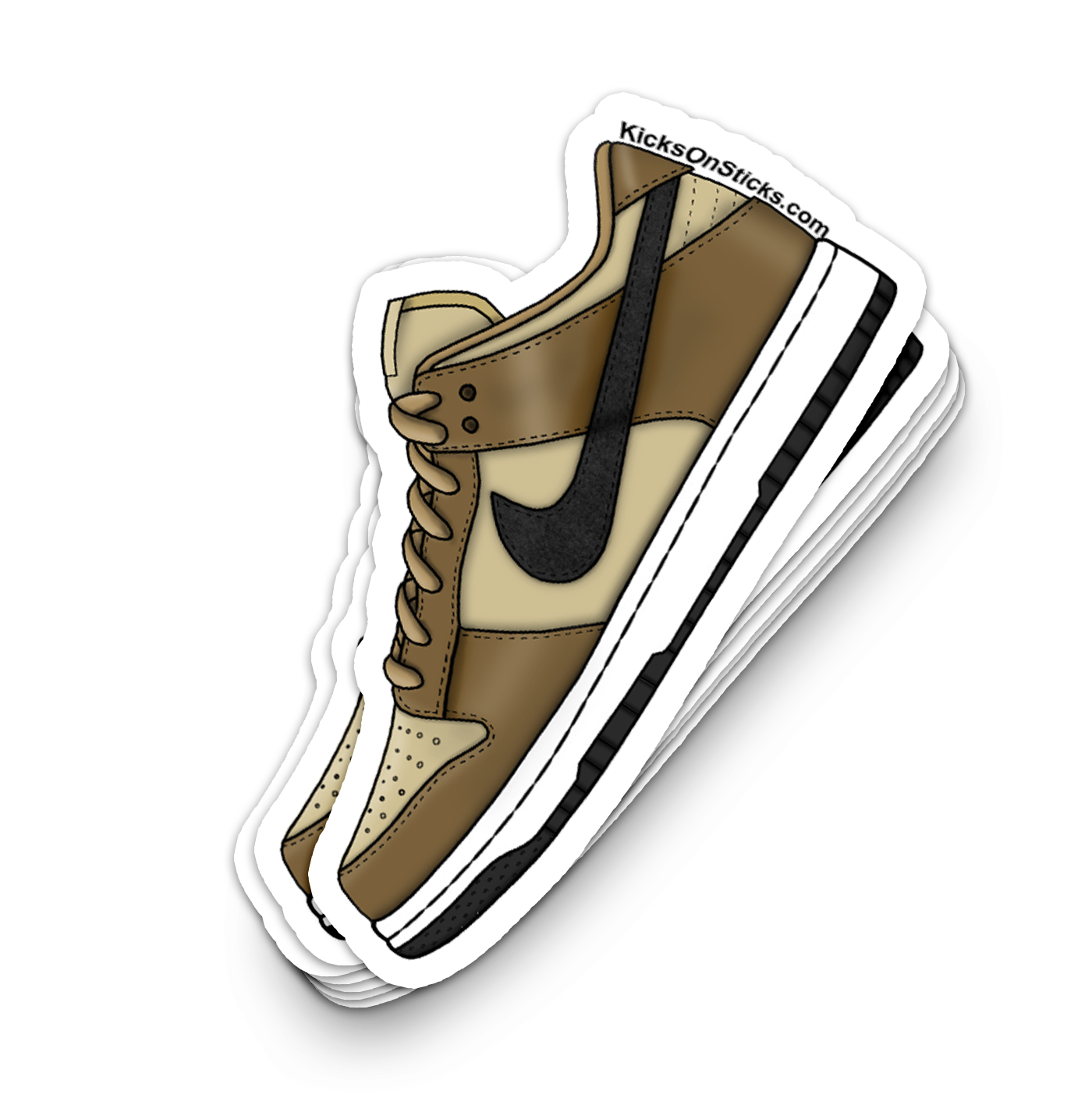 Dunk Low "Driftwood" Sneaker Sticker