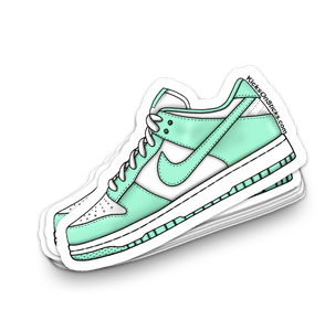 Dunk Low "Green Glow" Sneaker Sticker