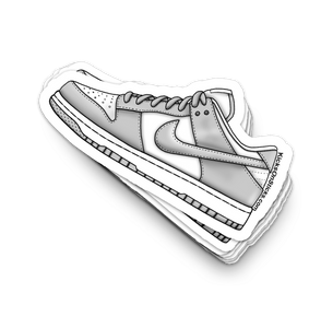 Dunk Low "Grey Fog" Sneaker Sticker
