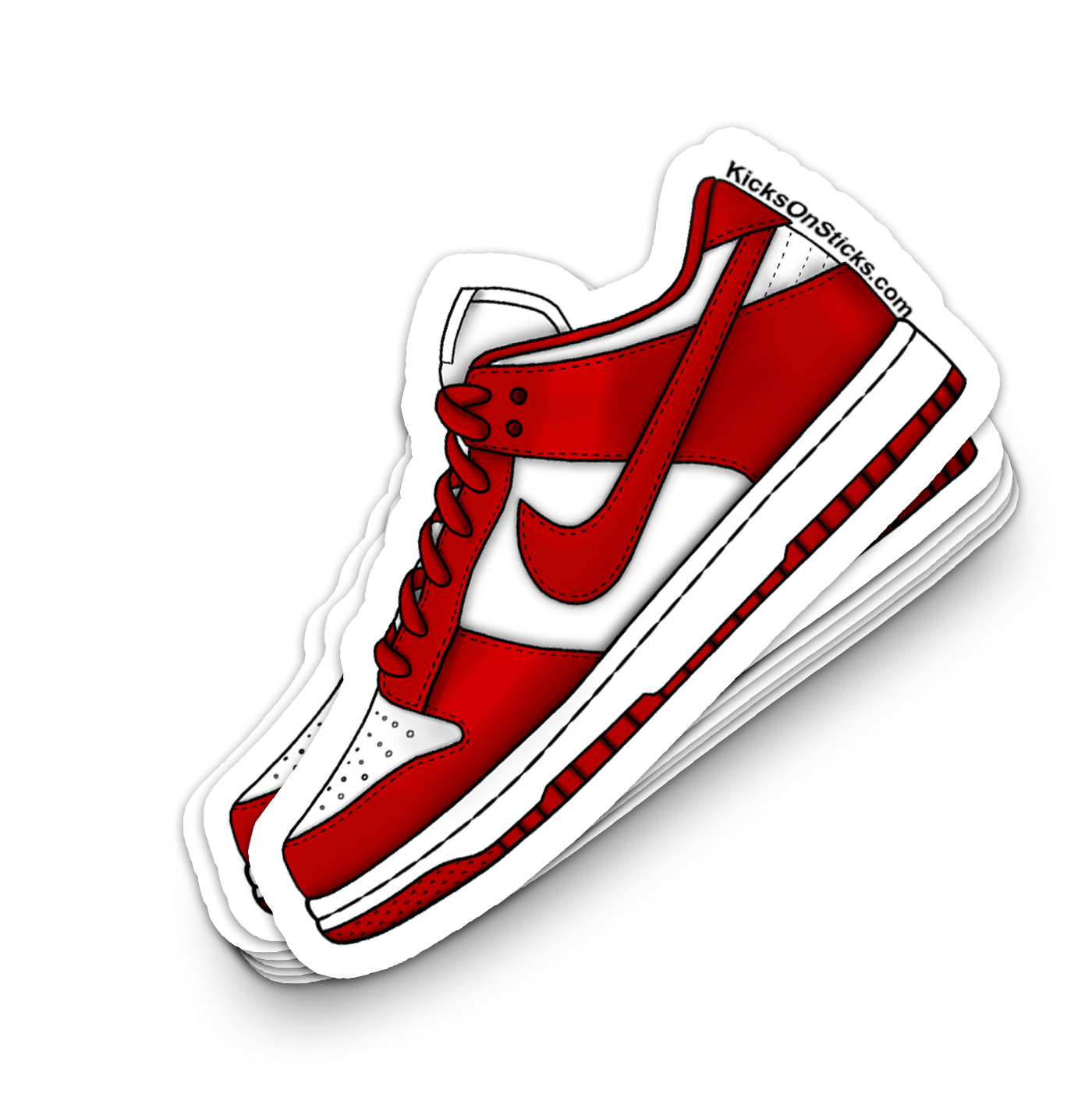 Dunk Low "Gym Red" Sneaker Sticker