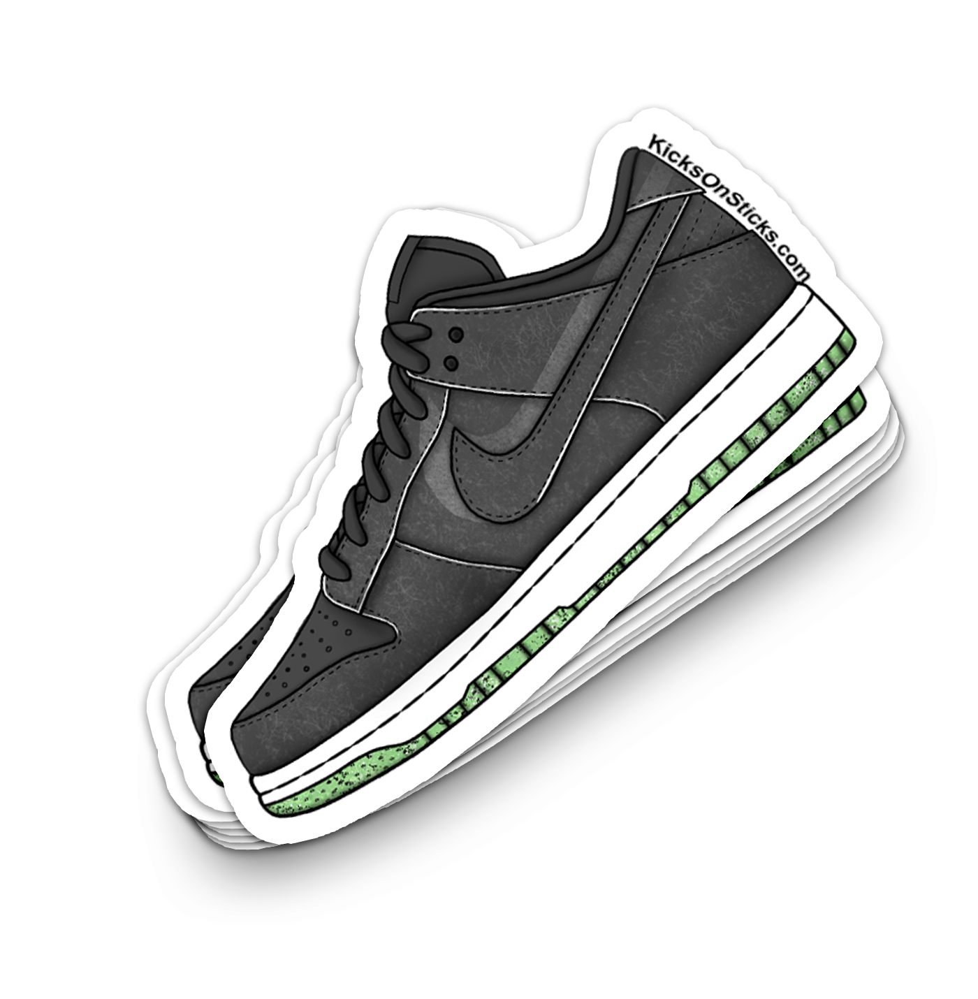 Dunk Low "Halloween 2022 Grey" Sneaker Sticker