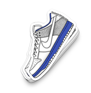 Dunk Low "Jordan Pack 3 White" Sneaker Sticker