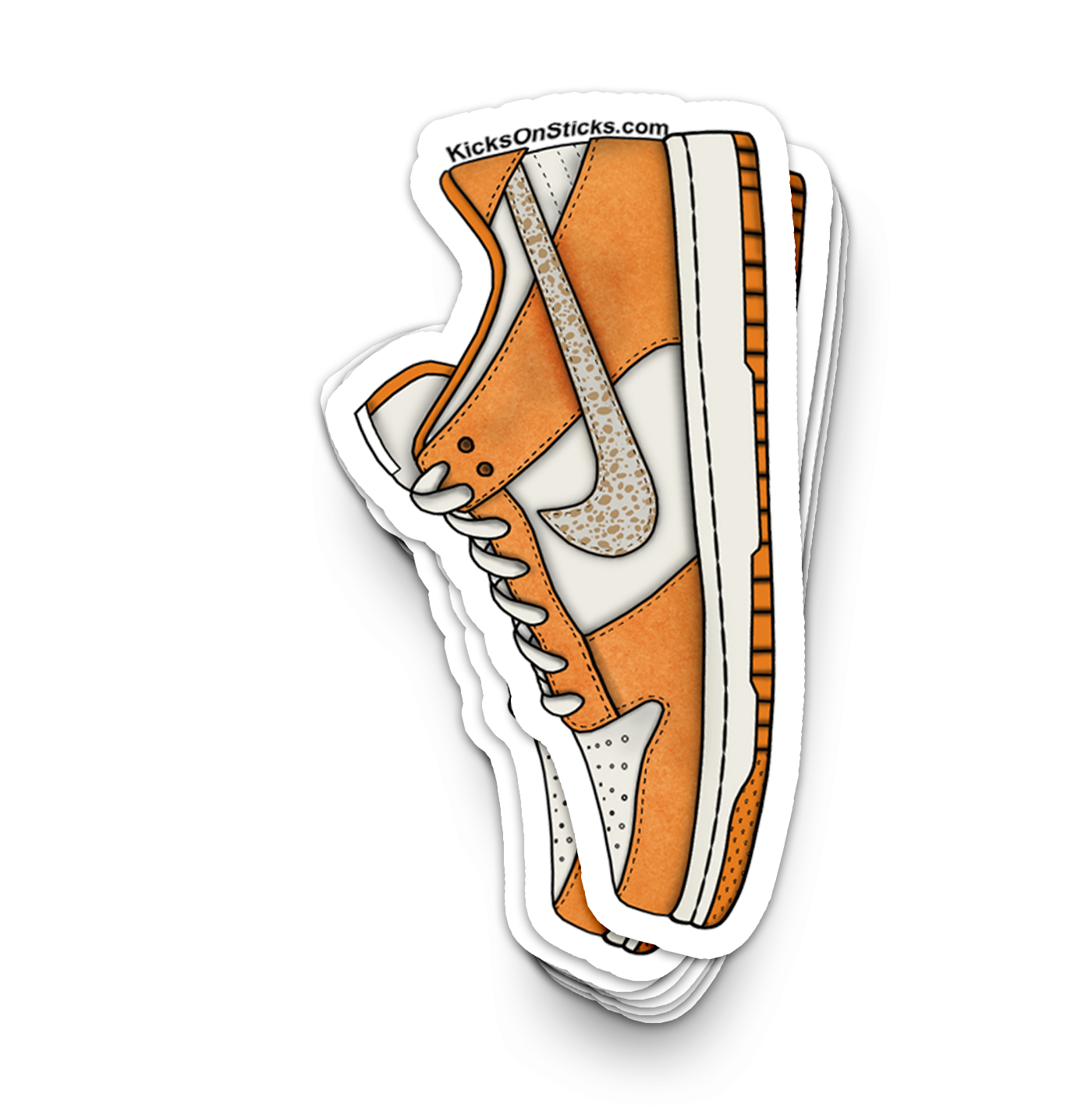 Dunk Low "Kumquat Safari" Sneaker Sticker