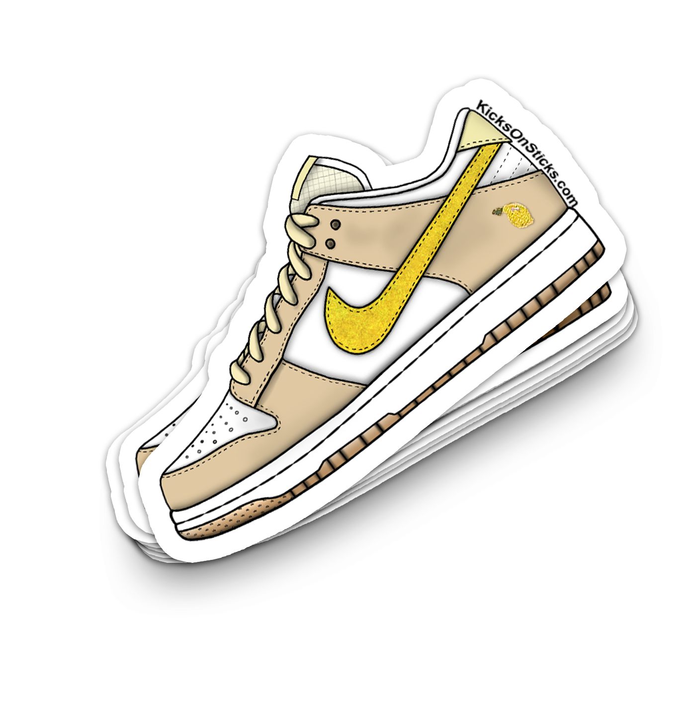 Dunk Low "Lemon Drop" Sneaker Sticker