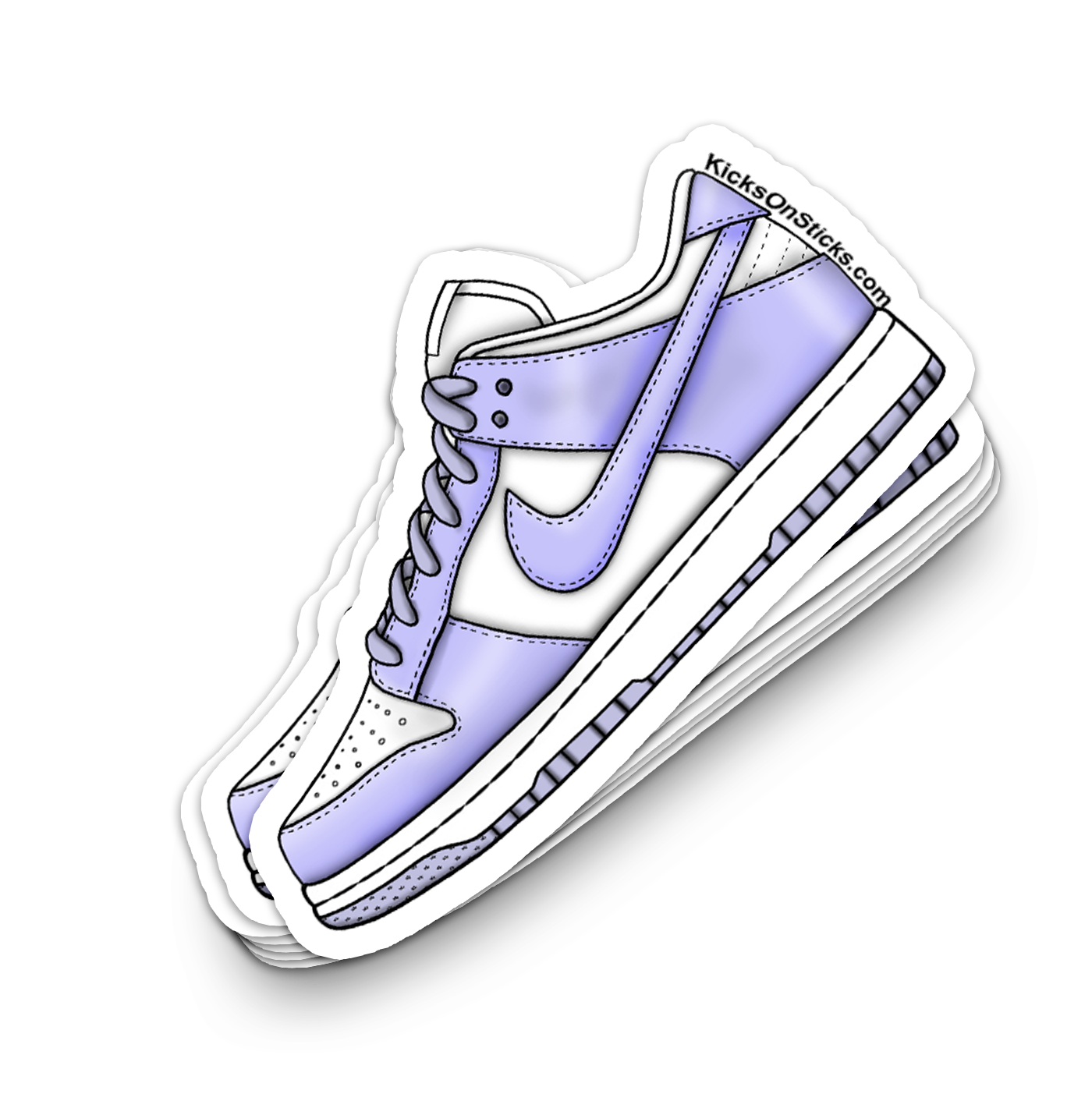 Dunk Low "Lilac" Sneaker Sticker