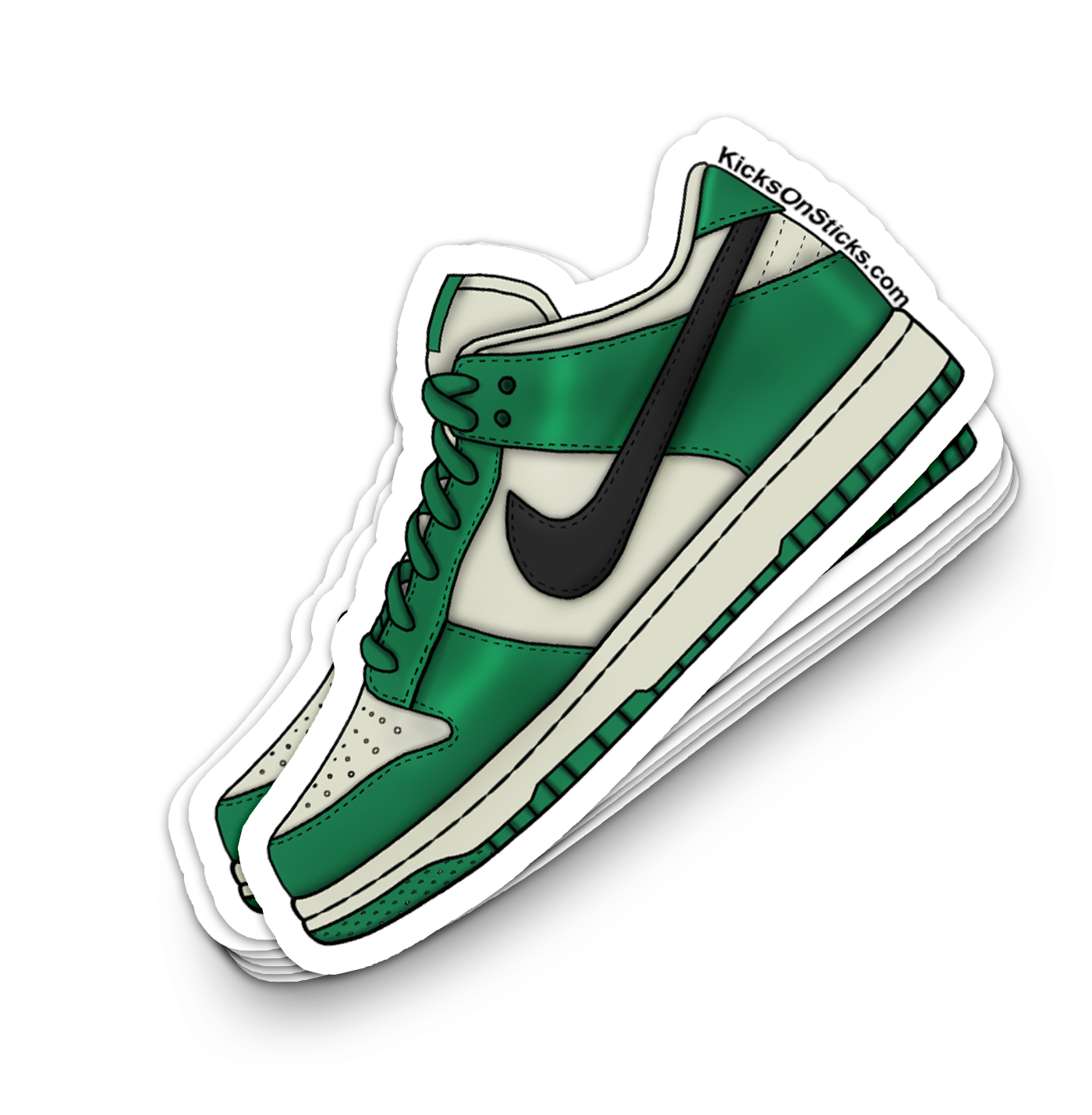 Dunk Low "Lottery Malachite" Sneaker Sticker