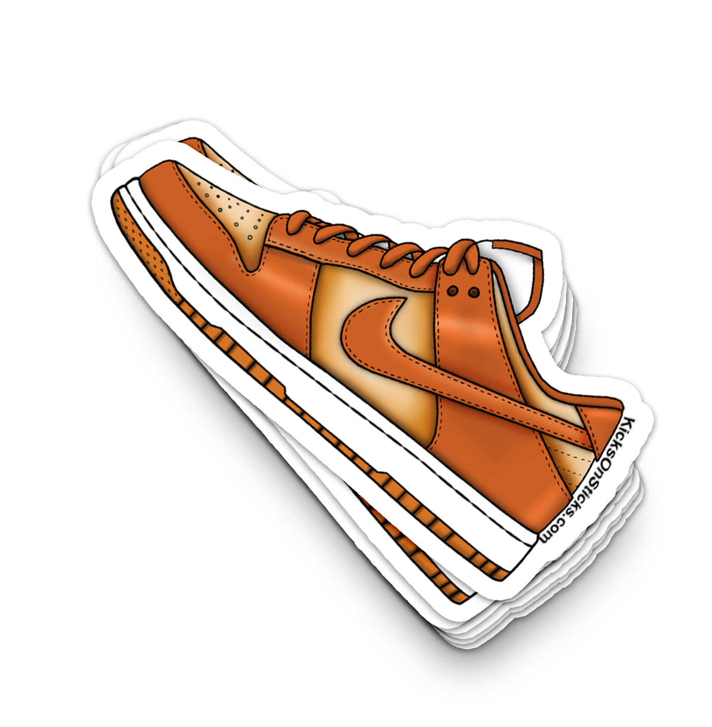 Dunk Low "Magma Orange" Sneaker Sticker