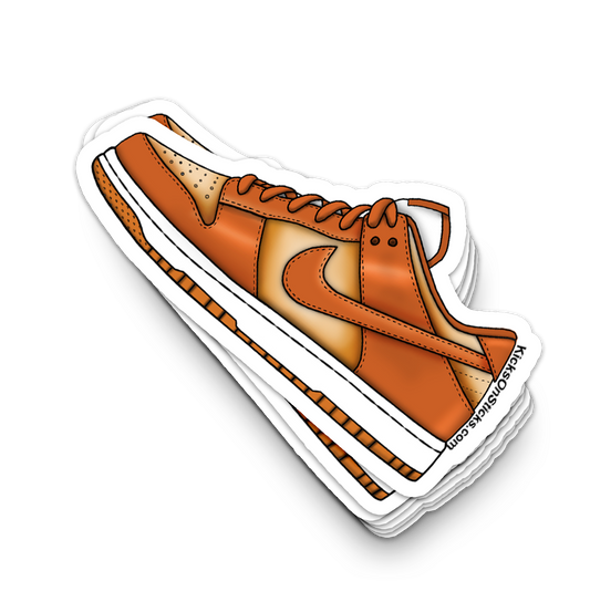 Dunk Low "Magma Orange" Sneaker Sticker