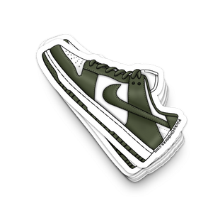 Dunk Low "Medium Olive" Sneaker Sticker