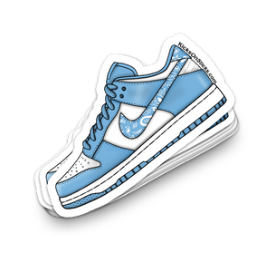 Dunk Low "Paisley Blue" Sneaker Sticker