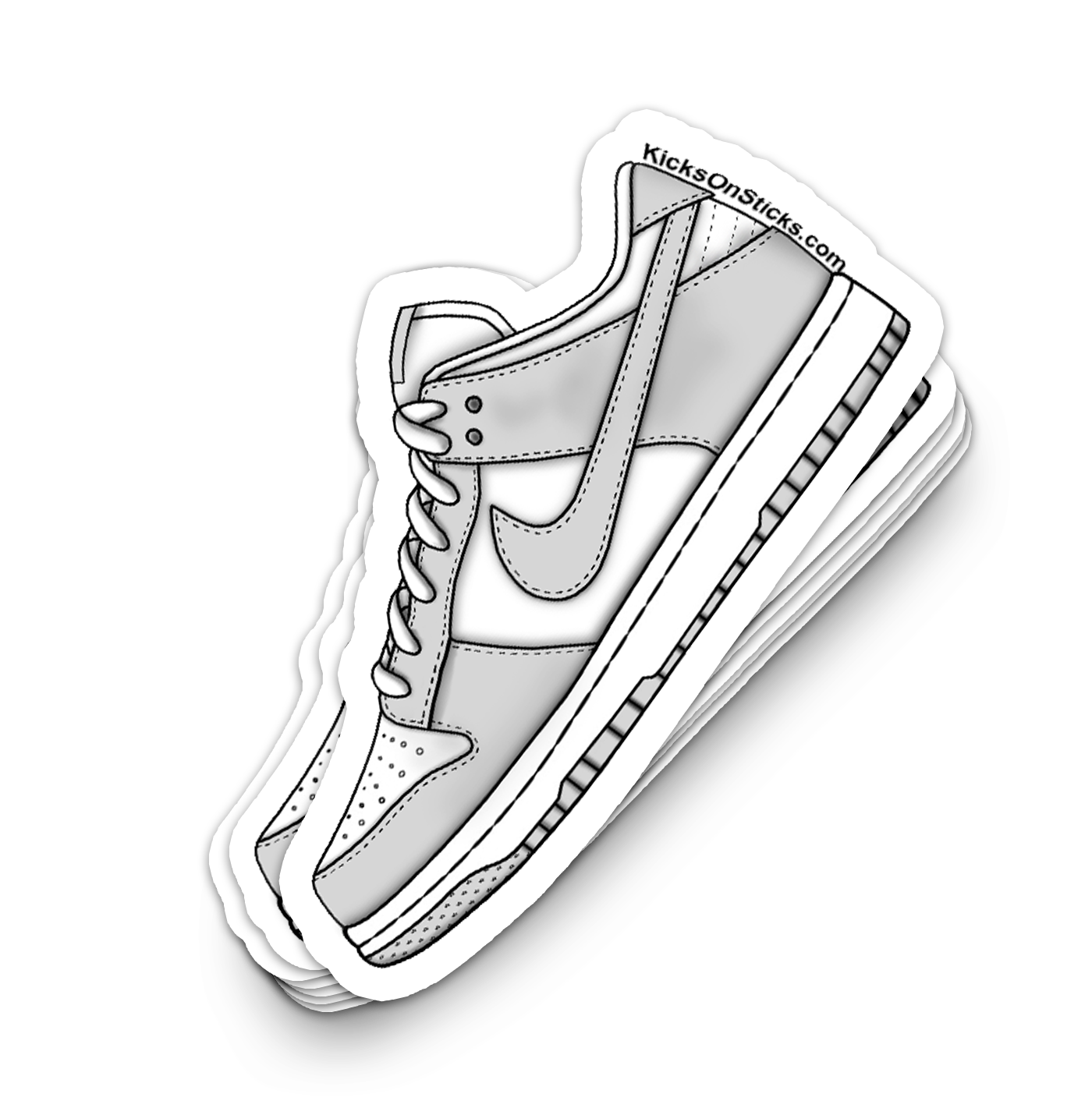 Dunk Low "Photon Dust" Sneaker Sticker