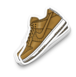 Dunk Low "Quilted Wheat" Sneaker Sticker