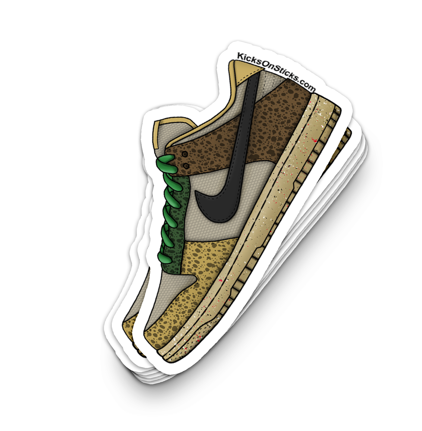 Dunk Low "Safari 2022" Sneaker Sticker