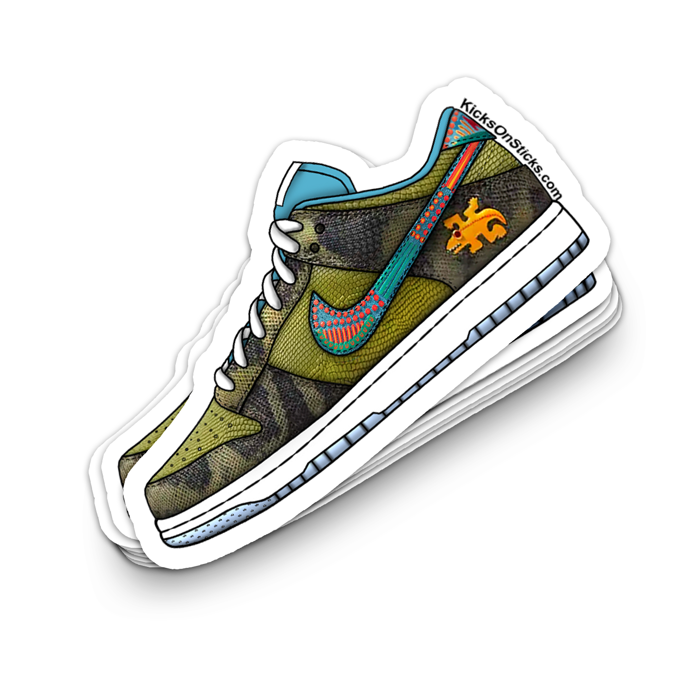 Dunk Low "Siempre" Sneaker Sticker